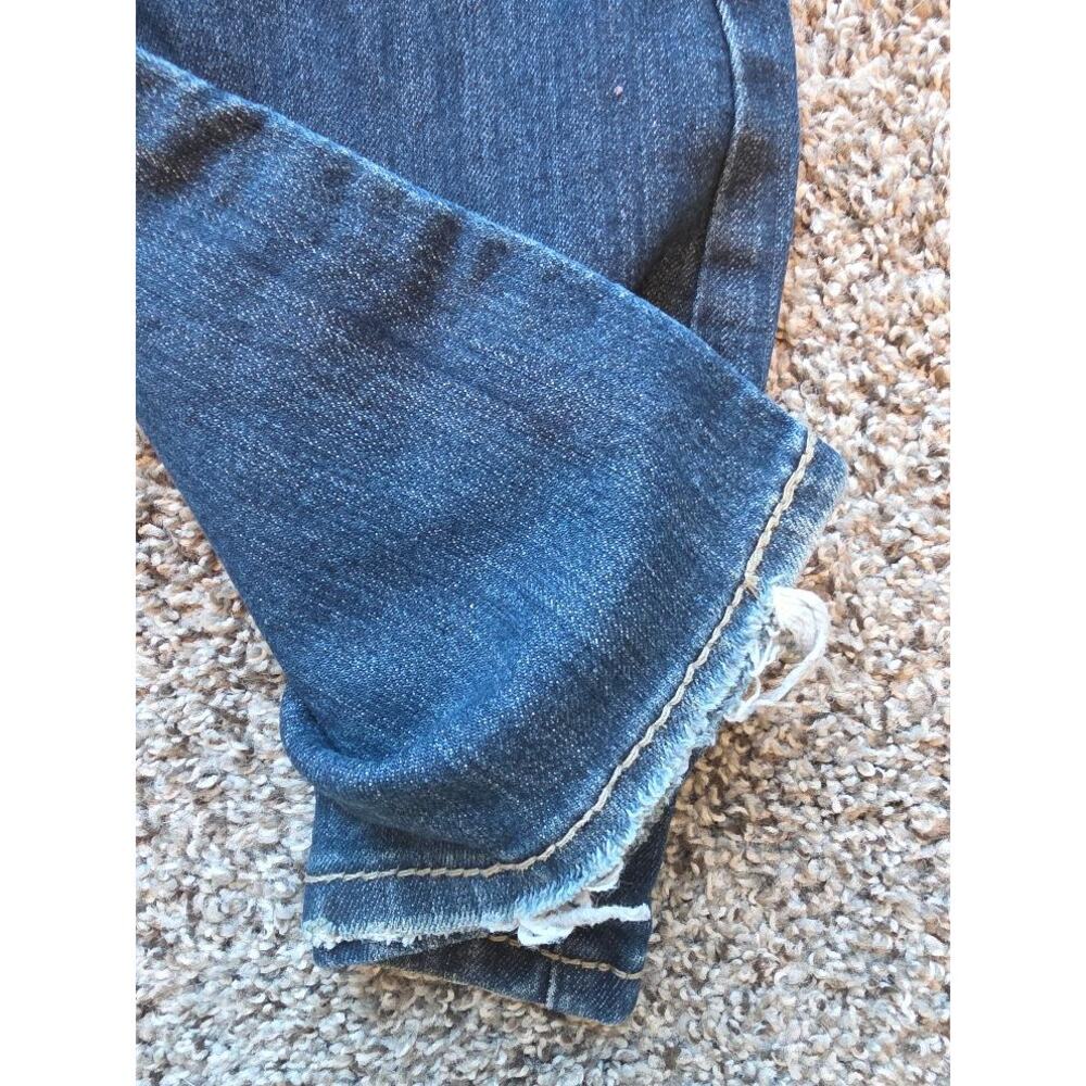 Mossimo Supply Co Flare Jeans Juniors 11 Dark Wash Low Rise Stretch Y2K Target - Picture 3 of 7
